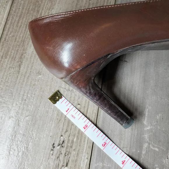 Connie Brown Streep2 Leather Pointy High Heel Classic Pumps US Sz 7M 3" Heel - Picture 10 of 15